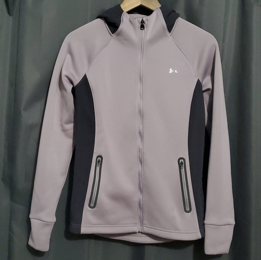 Under Armour Black and Gray Fitted Jacket